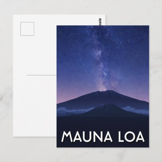 Hawaii Mauna Loa Travel ポストカード (正面/裏面)