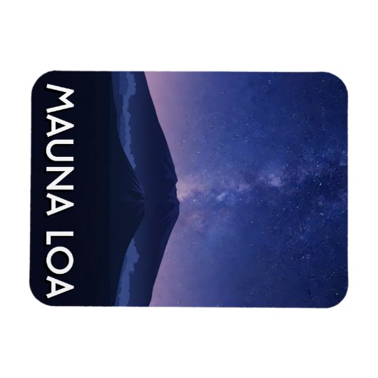 Hawaii Mauna Loa Travel マグネット (横)