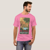 Hawaii Men's Burnout T-Shirtを参照 Tシャツ (正面フル)