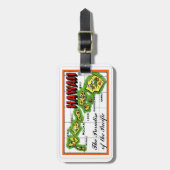 Hawaii Paradise  ラゲッジタグ (正面縦)