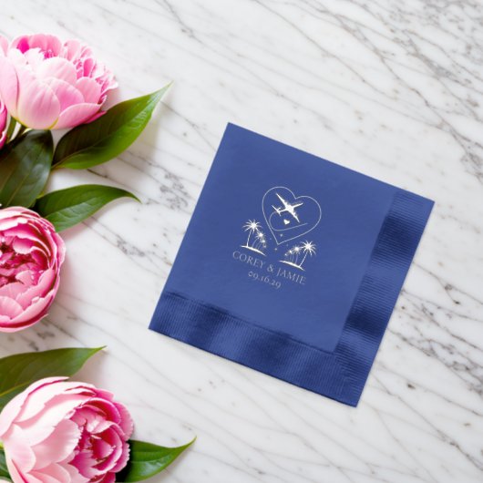 Hawaii Passport 箔ナプキン (インサイチュ (ウェディング))