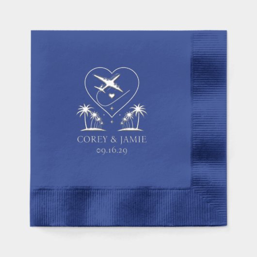 Hawaii Passport 箔ナプキン (正面)