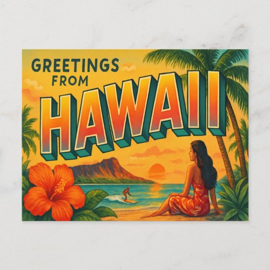 Hawaii Postcard ポストカード (正面)