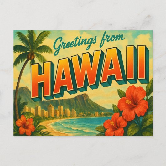 Hawaii Postcard ポストカード (正面)