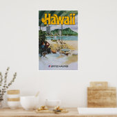 Hawaii Poster Art Print (XR2231) ポスター (キッチン)