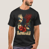 Hawaii Pride Eagle Design Tシャツ (正面)