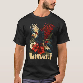 Hawaii Pride Eagle Design Tシャツ