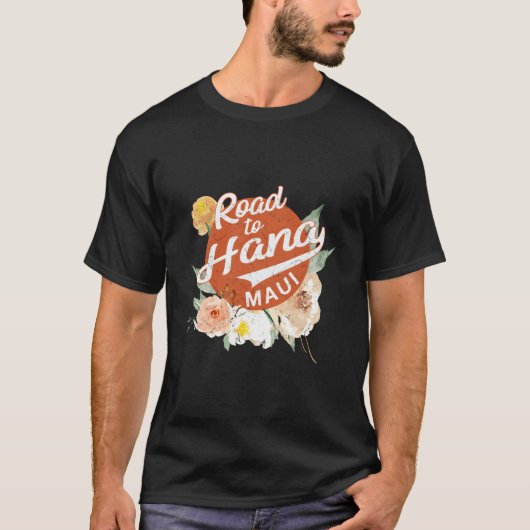 Hawaii Road To Hana Maui Hawaiian Tシャツ (正面)