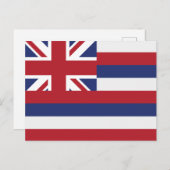 Hawaii State Flag Aloha State Union Jack ポストカード (正面/裏面)