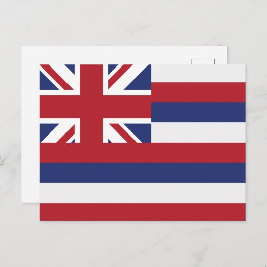 Hawaii State Flag Aloha State Union Jack ポストカード (正面/裏面)