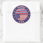 Hawaii sticker, Hawaii, USA スクエアシール (バッグ)