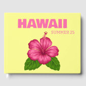 Hawaii travel coffee table book ゲストブック (正面)