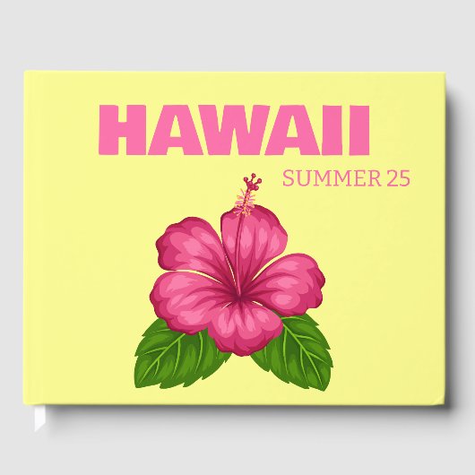 Hawaii travel coffee table book ゲストブック (正面)