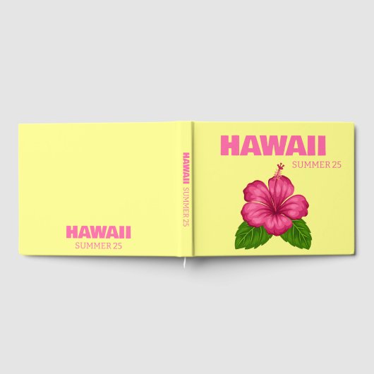 Hawaii travel coffee table book ゲストブック (全面)