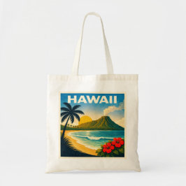 Hawaii Travel Poster トートバッグ