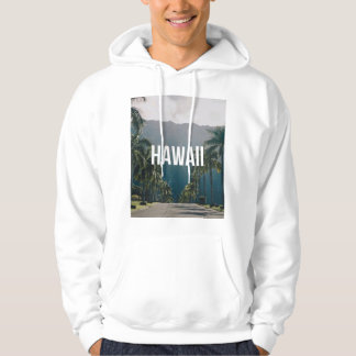 Hawaii Tropical Palm Trees Aesthetic パーカ