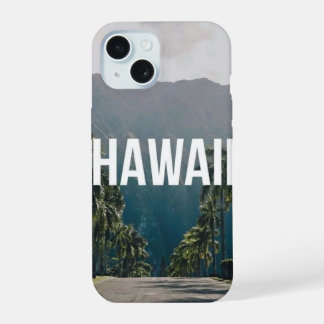 Hawaii Tropical Palm Trees Aesthetic iPhone 15ケース