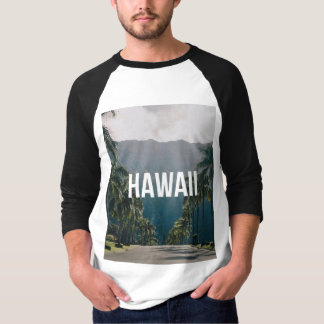 Hawaii Tropical Palm Trees Aesthetic Tシャツ