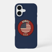 Hawaii United States of America iPhone 16ケース (裏面)