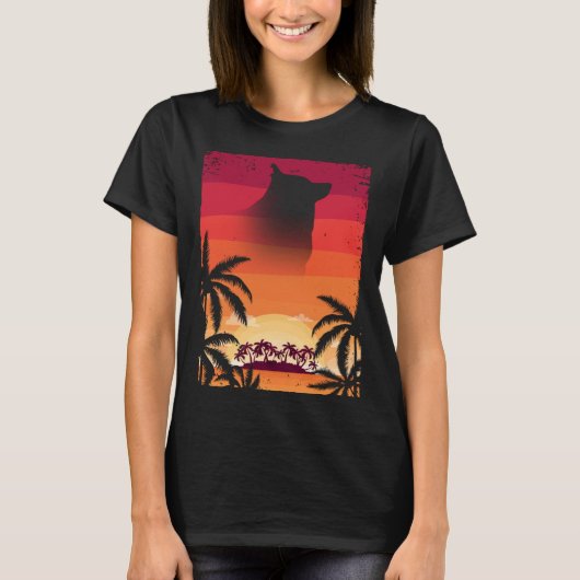 Hawaii Vacation Schipperke  Schipperke Tシャツ (正面)