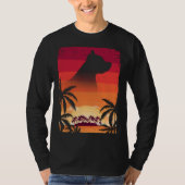 Hawaii Vacation Staffordshire Bull Terrier Tシャツ (正面)