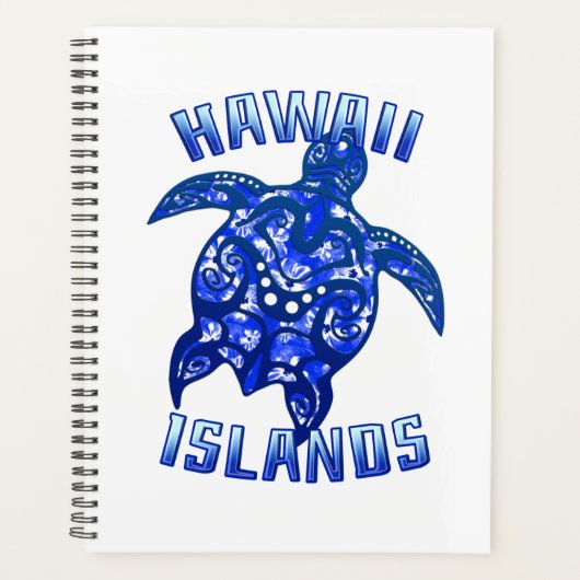 Hawaii Vacation Tribal Turtle プランナー手帳 (正面)