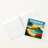 Hawaii Vintage Travel Poster Notebook ノートブック (内部)