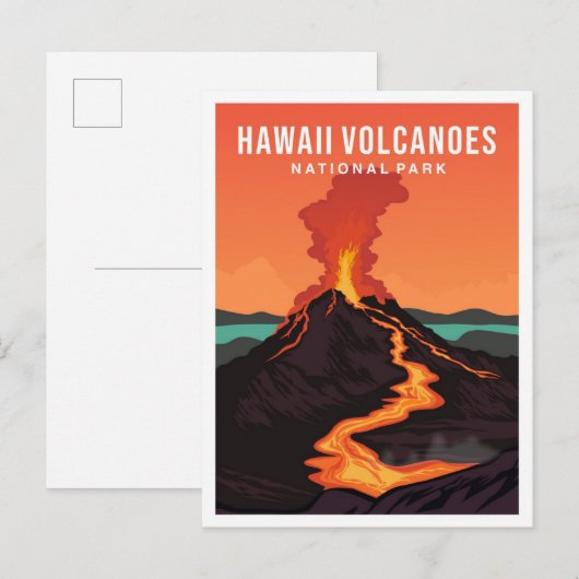 Hawaii Volcano National Park USA Travel  ポストカード (正面/裏面)