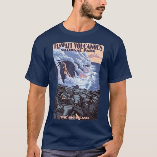 Hawaii Volcanoes National Park The Big Island Trav Tシャツ (正面)