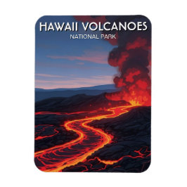 Hawaii Volcanoes National Park Travel マグネット