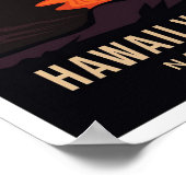 Hawaii Volcanoes National Park USA Travel ポスター (角)