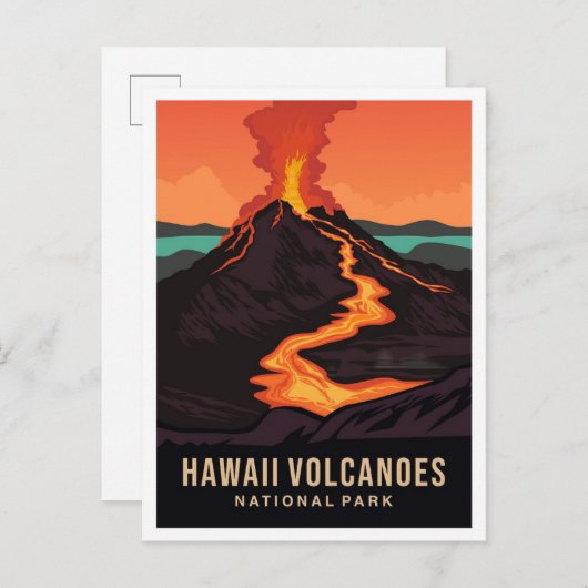 Hawaii Volcanoes National Park USA Travel ポストカード (正面/裏面)