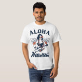 Hawaiian aloha desgin, aloha Hawaii Tシャツ (正面フル)