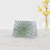 Hawaiian Cactus Succulent Note Card カード (黄色い花)