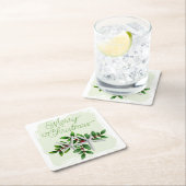 Hawaiian Christmas Starfish Drink Coasters スクエアペーパーコースター (インサイチュ)