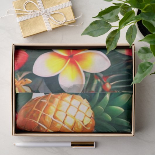 Hawaiian Christmas – Tropical Wreath  薄葉紙 (ギフト)