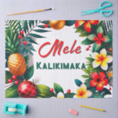 Hawaiian Christmas – Tropical Wreath  薄葉紙 (クラフト)