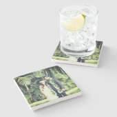 Hawaiian Couple Costume  ストーンコースター (横)