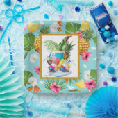 Hawaiian Feast  ペーパープレート (パーティー)