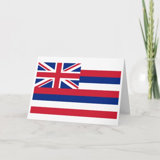 Hawaiian Flag, Flag of Hawaii カード (正面)