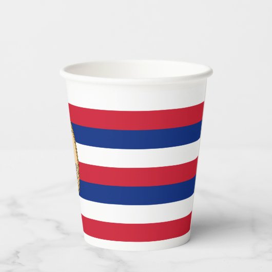 Hawaiian Flag & Seal, Flag of Hawaii 紙コップ (裏面)