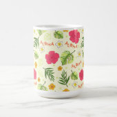 Hawaiian Floral Mug コーヒーマグカップ (中央)