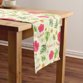 Hawaiian Floral Table Runner ショートテーブルランナー