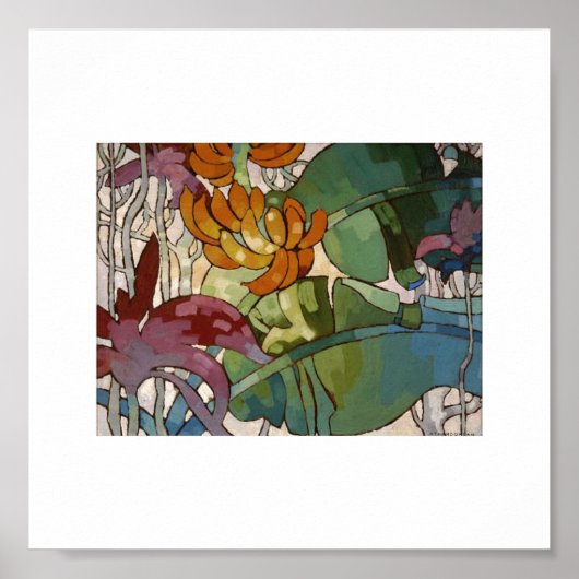 Hawaiian flowers by Arman Manookian c. 1920's ポスター (正面)