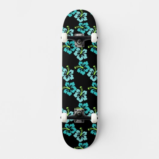 Hawaiian Flowers Skateboard スケートボード (正面)