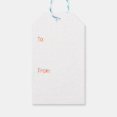 Hawaiian Goldendoodle Dogs Flower Lei ギフトタグ (裏面)