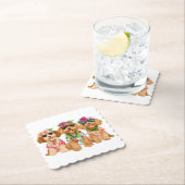 Hawaiian Goldendoodle Dogs Flower Lei ペーパーコースター (インサイチュ)