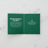 Hawaiian Graduation Party Lei Photo Invitation カード (内部)