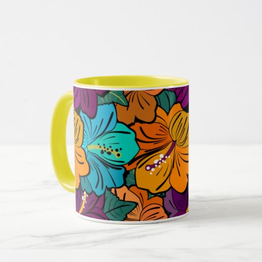 Hawaiian Hibiscus Mug マグカップ (正面左)