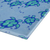 Hawaiian Honu Hibiscus Sea Turtles カッティングボード (角)